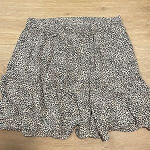 Cheetah print American eagle skirt